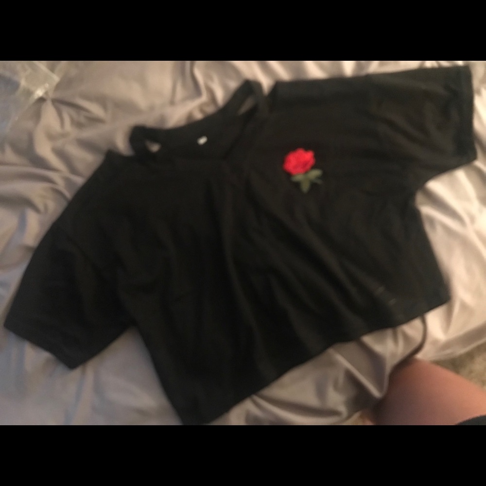 Black Crop Top